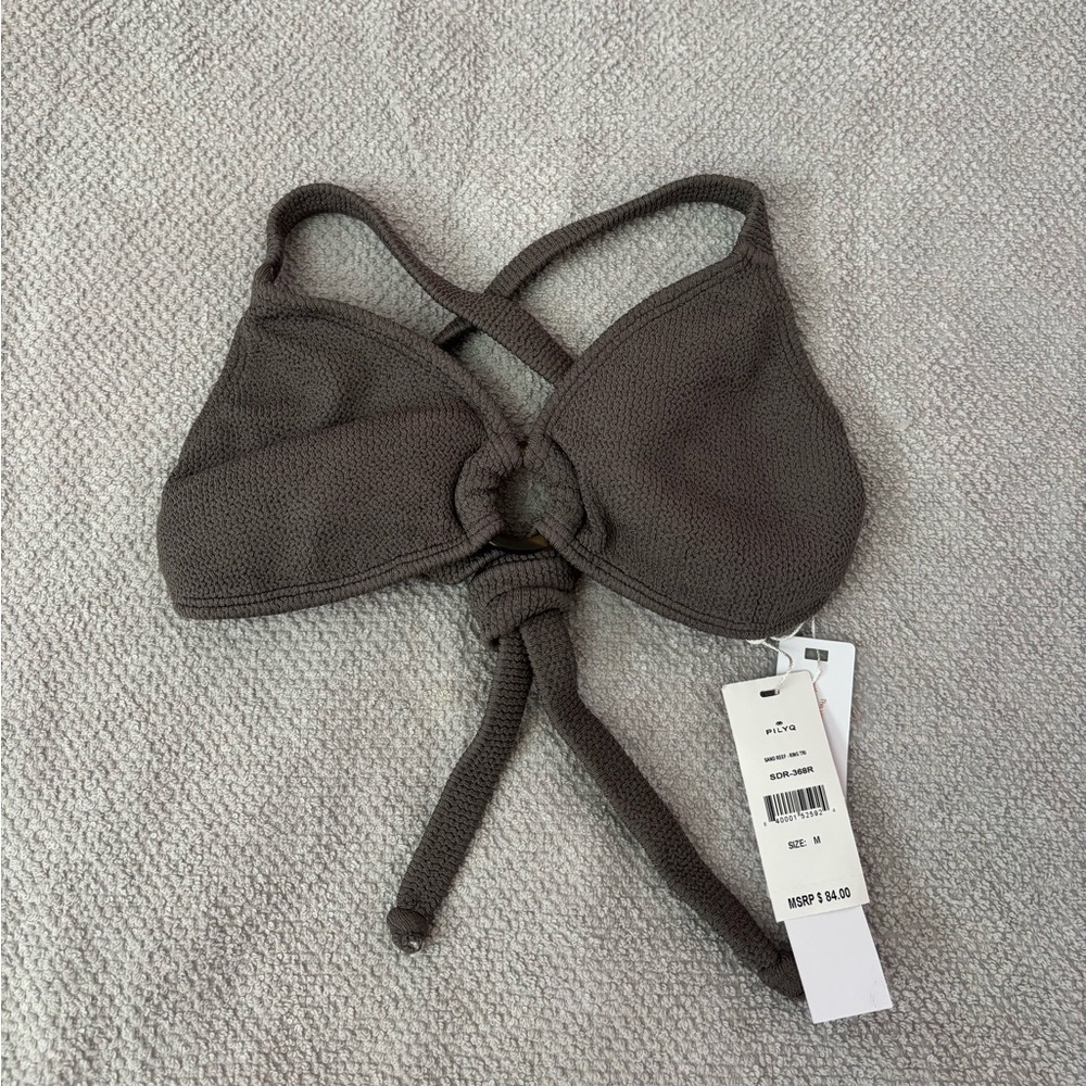 PQ Swim Bikini Top Sz Medium NWT | PILYQ Bikini Top | PQ Swim Boho Bikini Top-